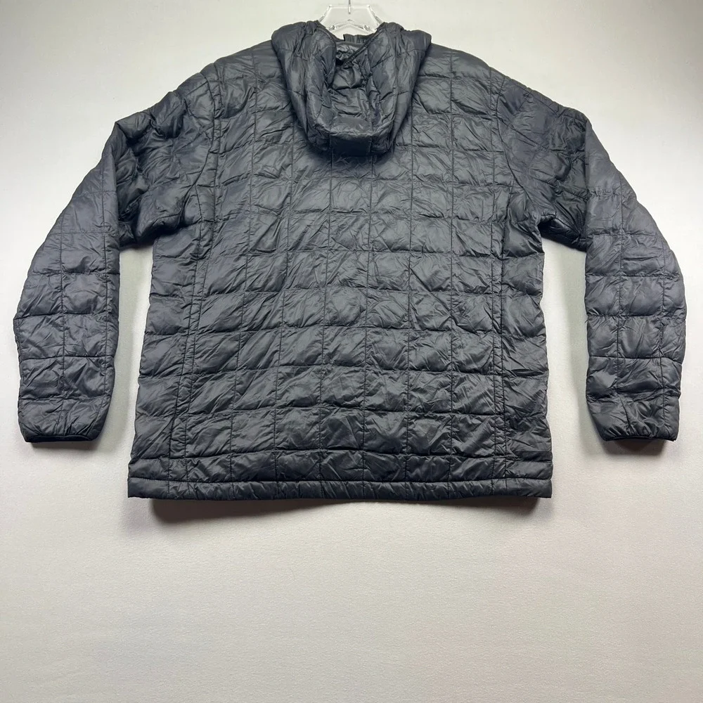 The North Face Thermoball Eco Jacket Mens XL Black Hooded Full Zip Long Sleeve